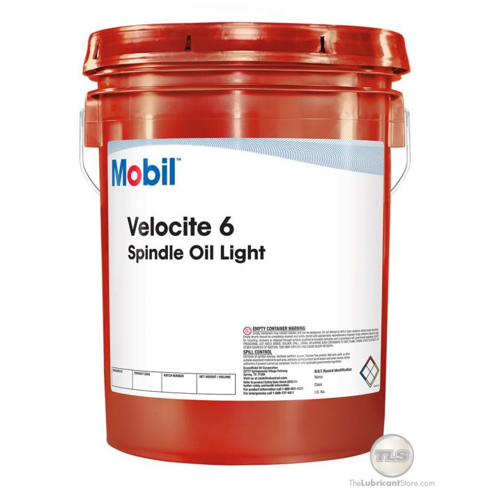 Picture of Mobil Velocite Oil No. 6 Spindle Oil (5 Gallon Pail) 105482